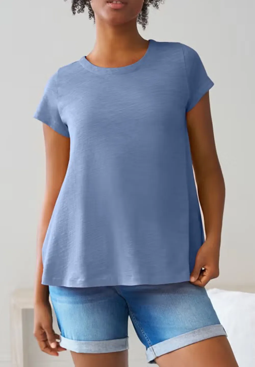 Back Pleated T-Shirt