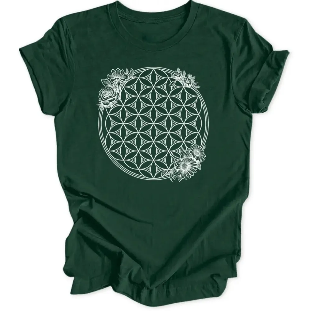 Flowers Of Life Unisex T-Shirt