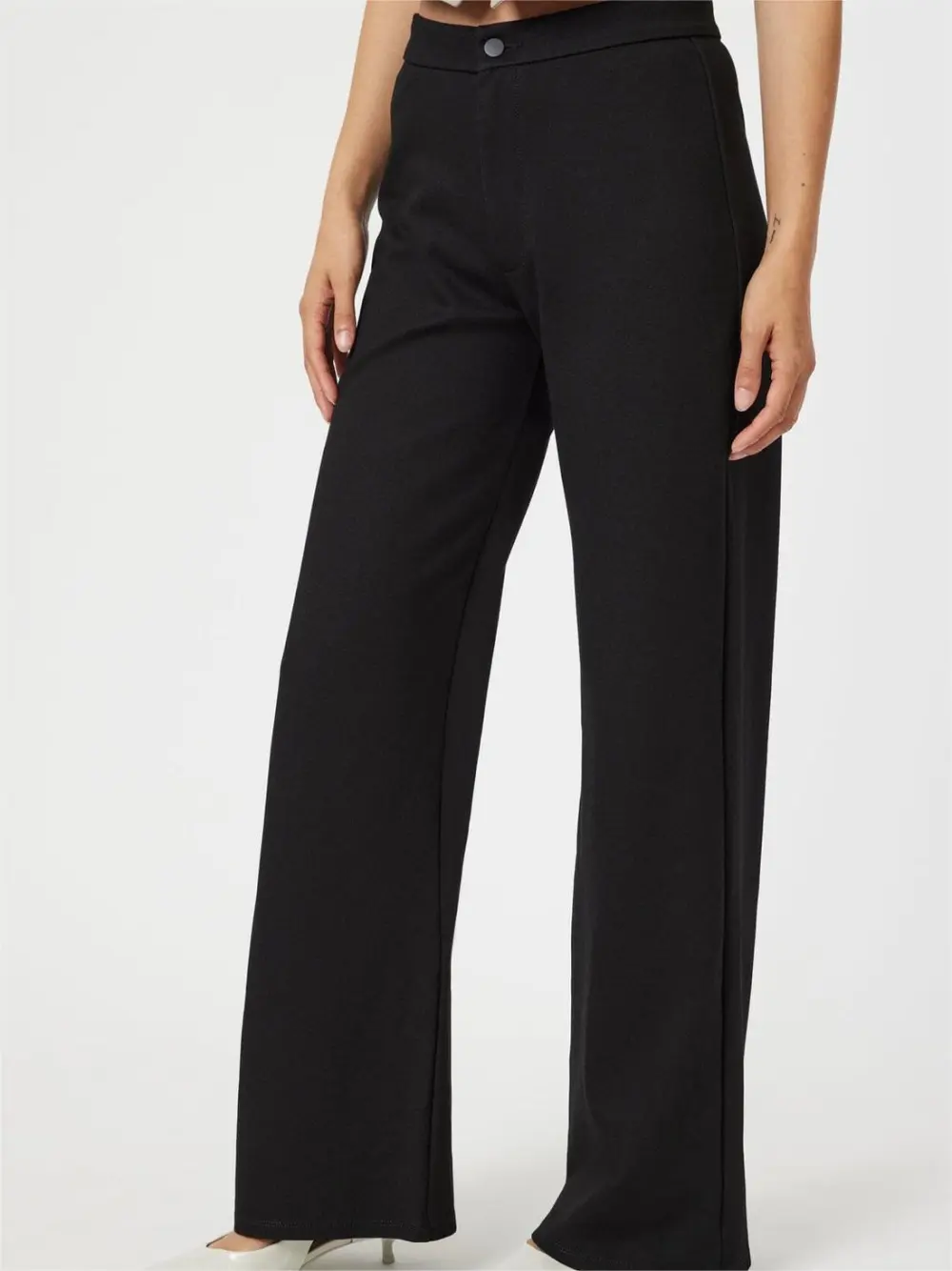 Cotton Wide Leg Pants