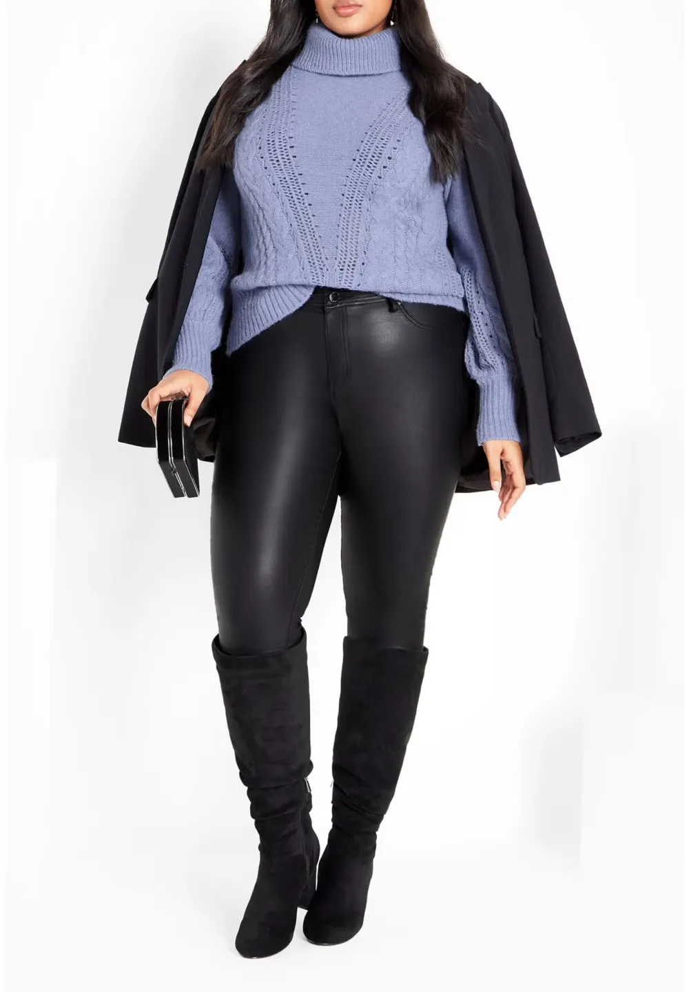 High Neck Knitted Sweater