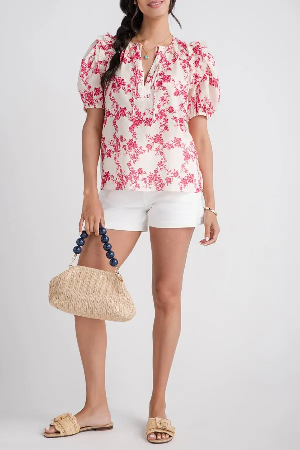 Casual White Utility Shorts - White