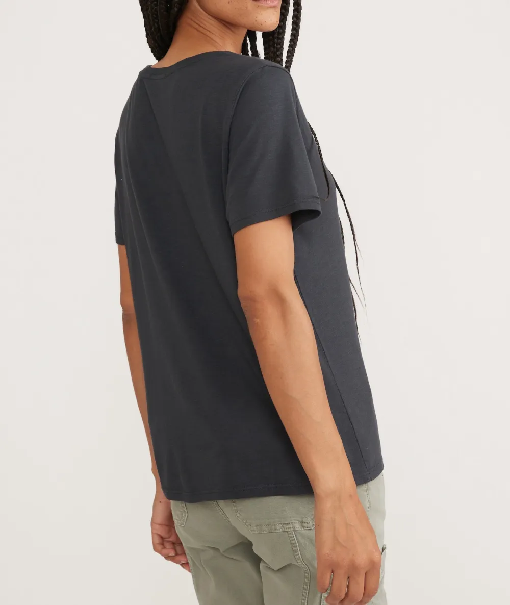 Faded Style V-Neck Comfort Tee