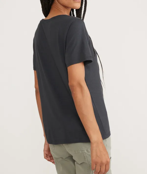 Faded Style V-Neck Comfort Tee