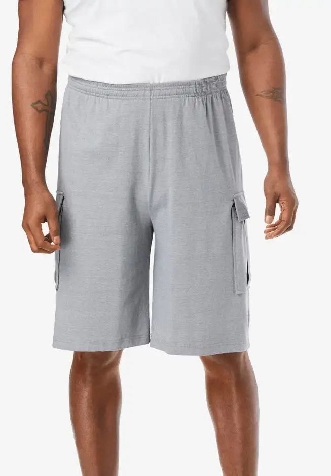 Lightweight Jersey Cargo Shorts