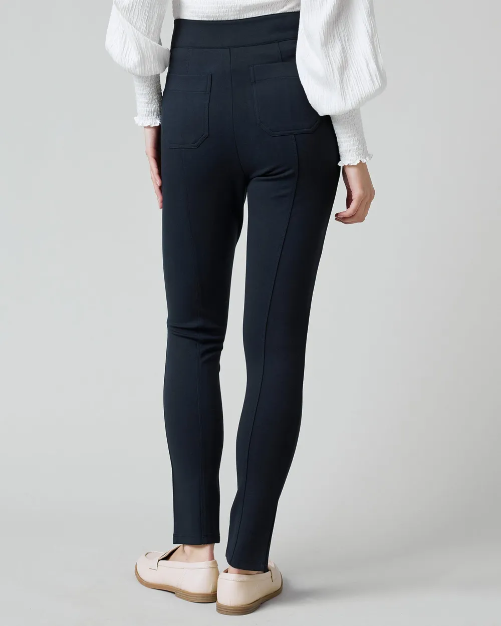 Black Ankle Slit Pant