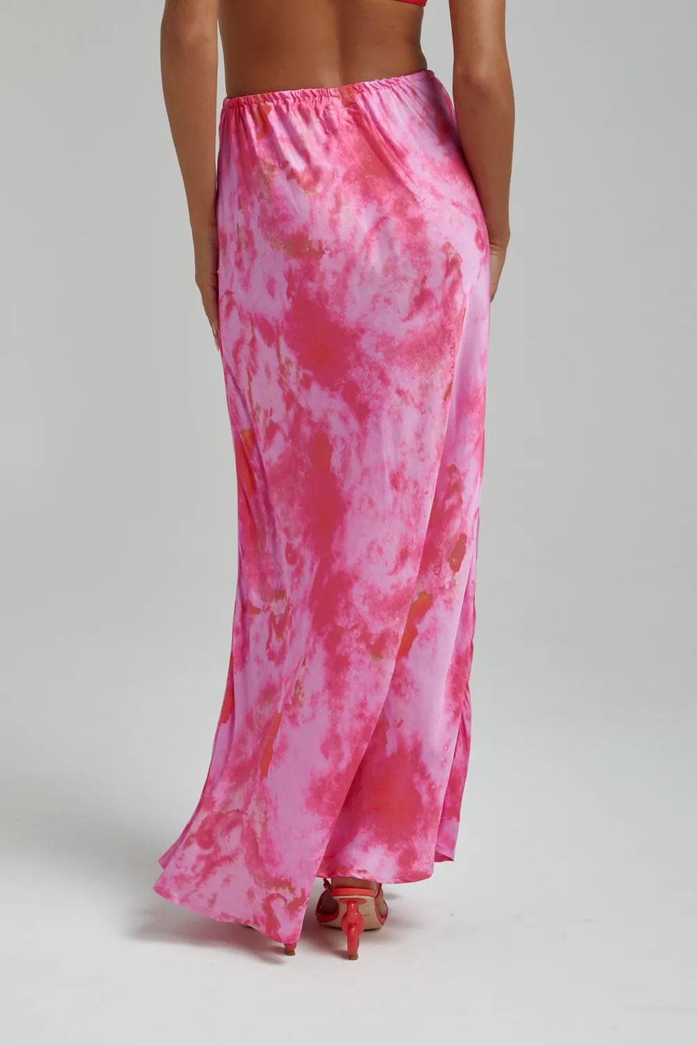 Pink Tie-Dyeing Soft Breathable Skirt