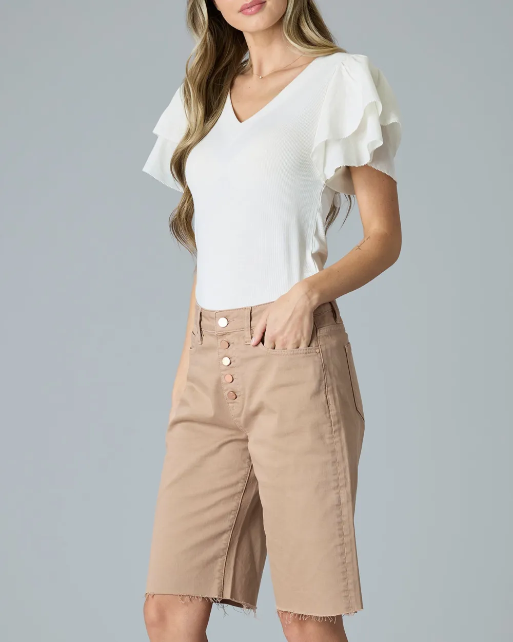 Brown Sugar Mid Length Short