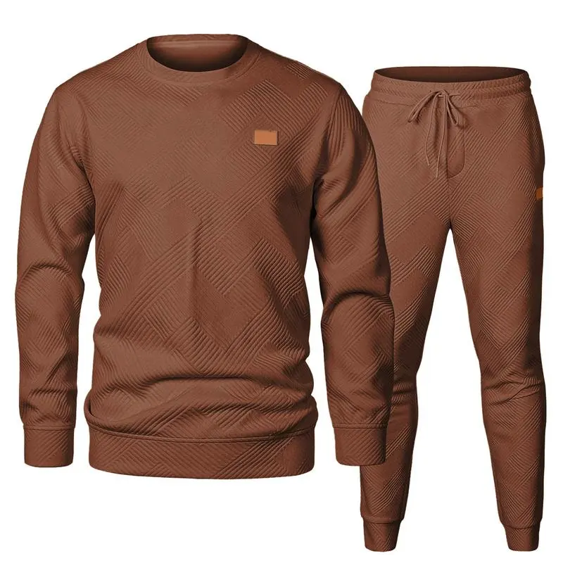 🔥Last Day Promotion 89% OFF🔥Men's 2-Piece Knitted Casual Suit - Sweatshirt & Pants for Daily Lounge Wear