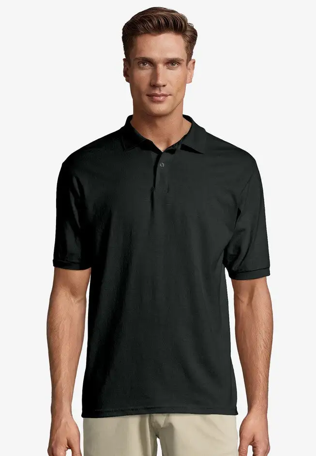 Hanes® Cotton-Blend EcoSmart® Jersey Polo