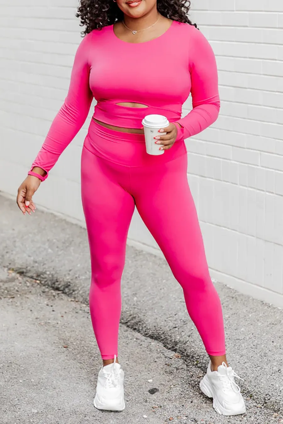 Pink Magenta Active Leggings