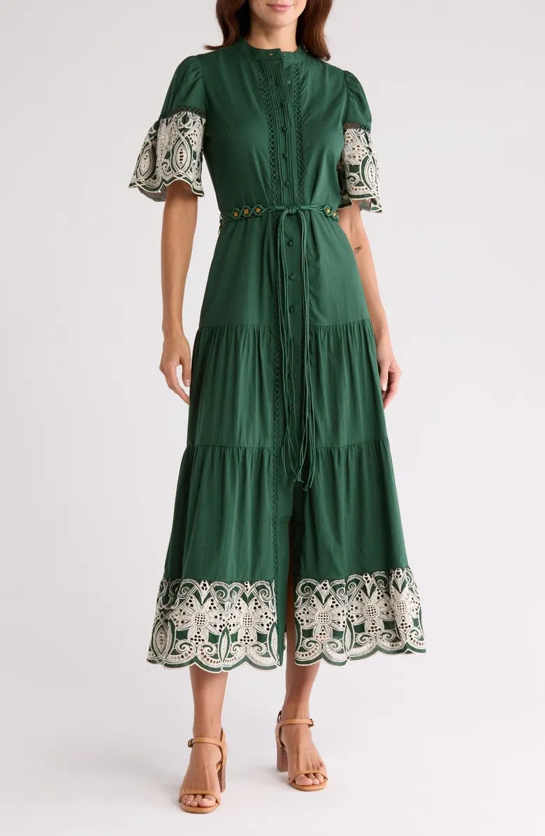 Southampton Embroidered Maxi Dress
