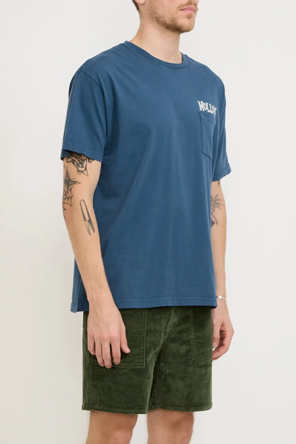 Smile Tee Navy Indigo