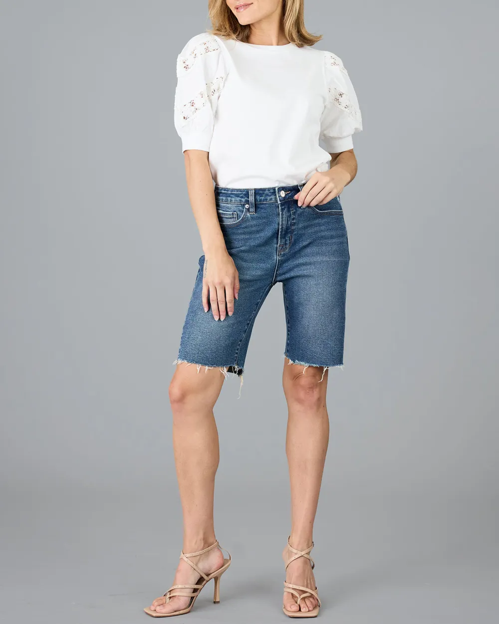 Charming White Pleaser Crochet Top