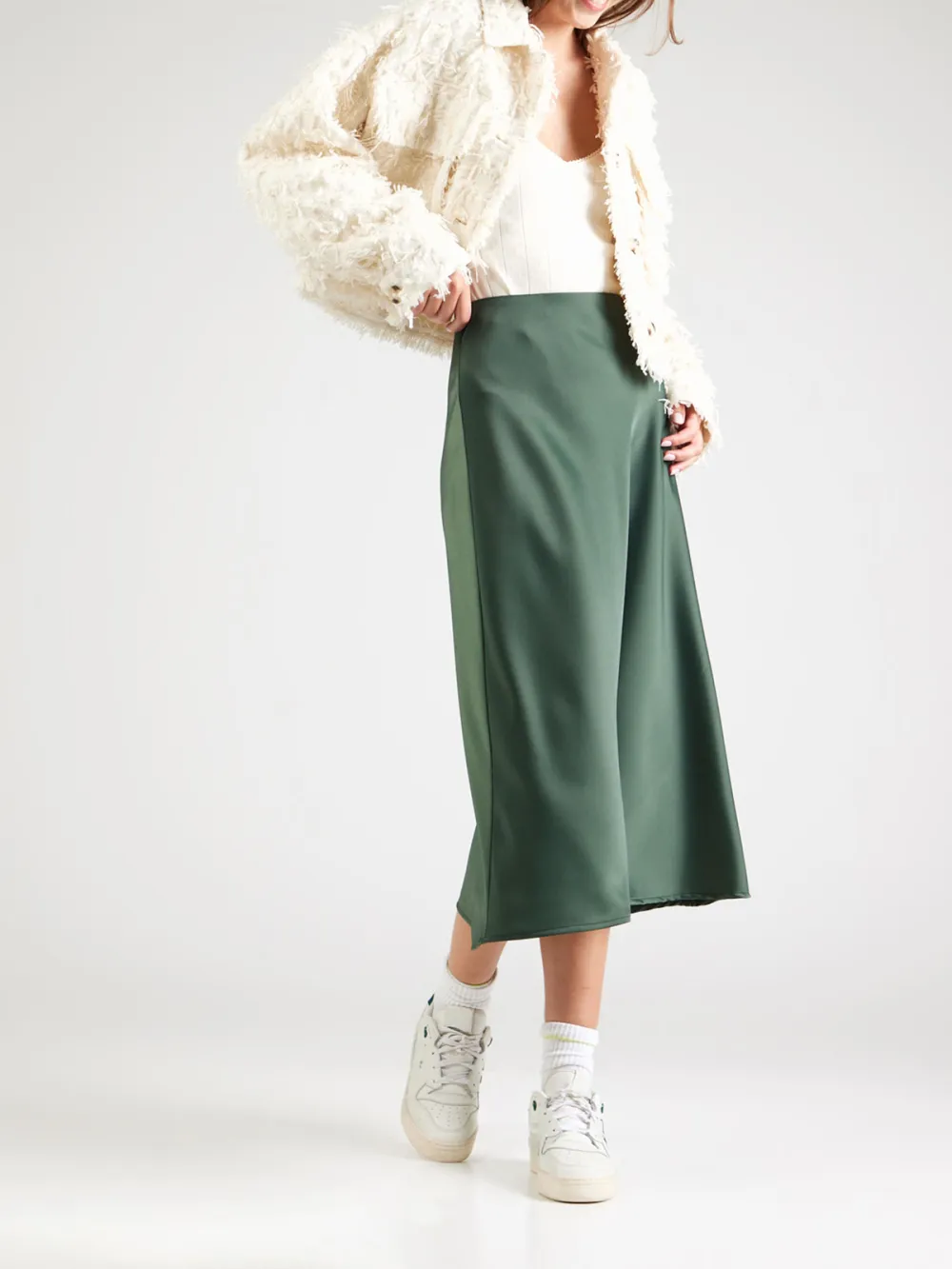 Smooth Fabric Casual Style Skirt