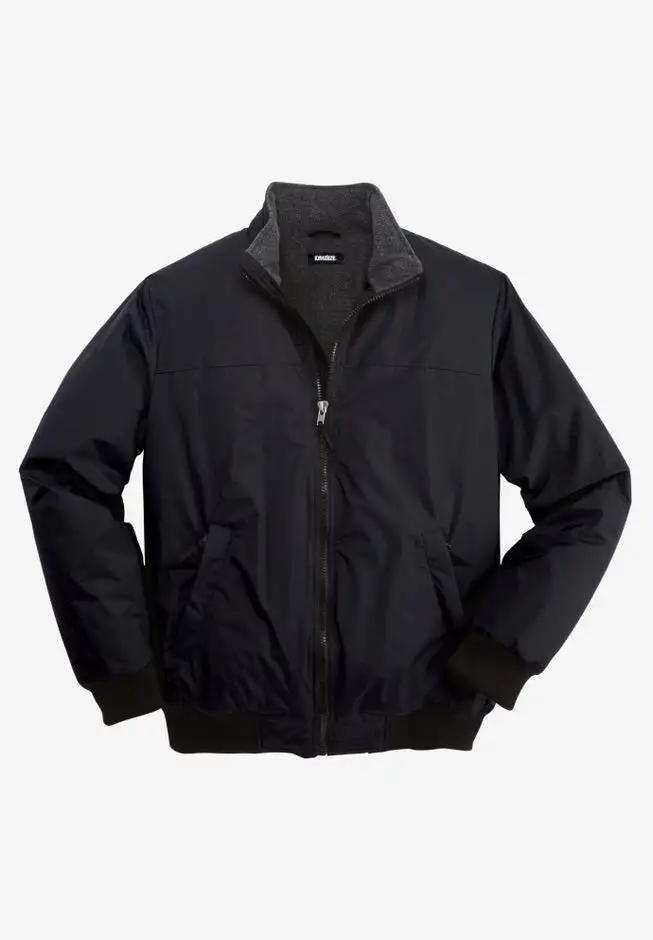 Fleece-Lined Bomber Jacket