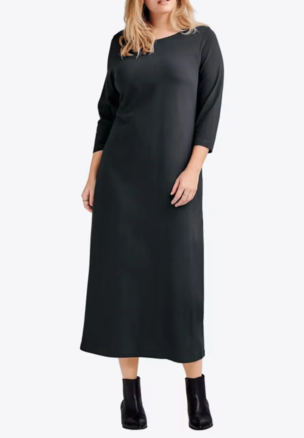 Round Neck Long Dress