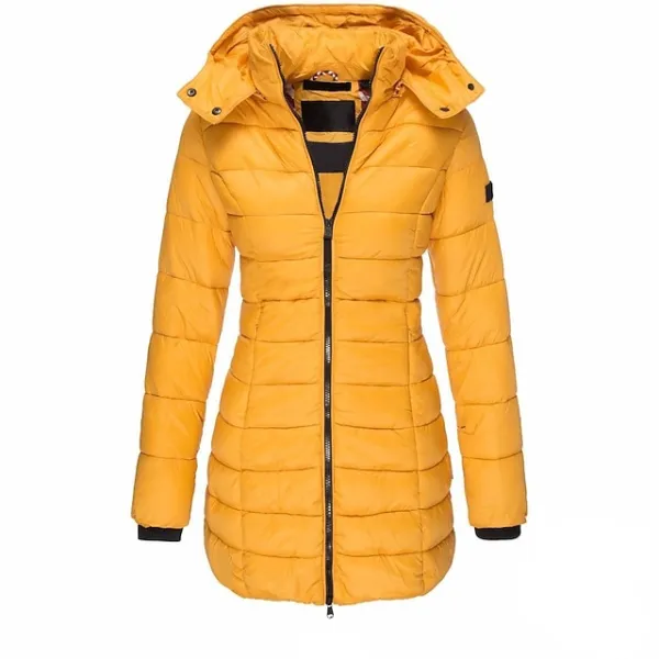 Women's Winter Warm Windproof Waterproof Mid-Length Puffer Jacket