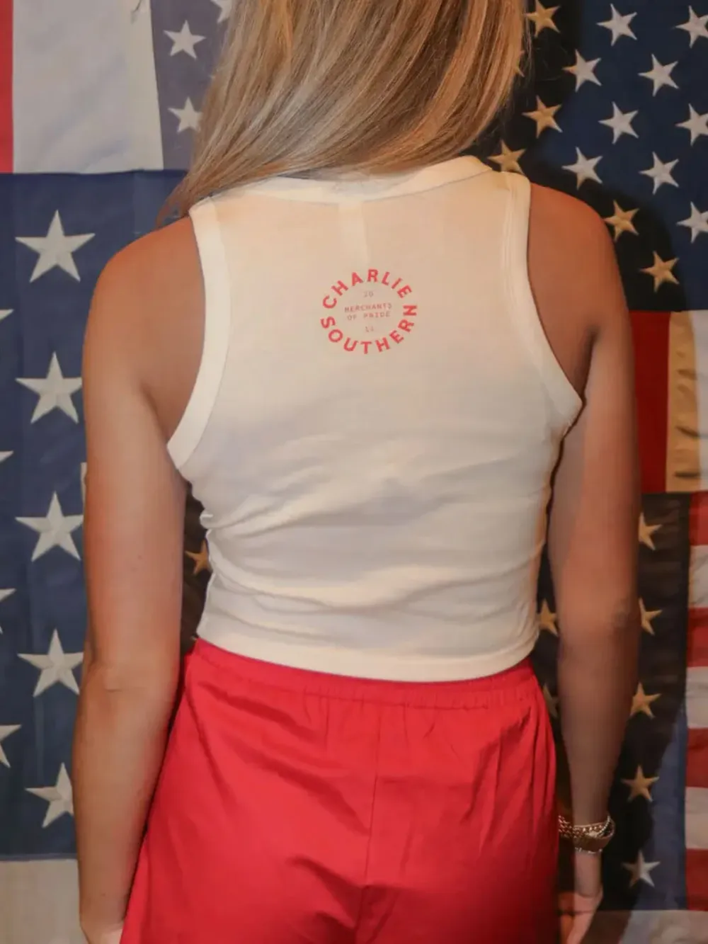 White Casual Tank Top