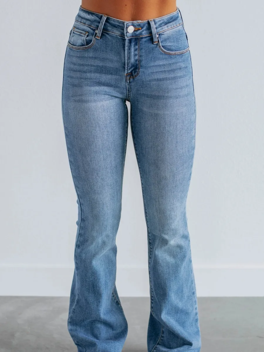 Classic Flare Leg Jeans