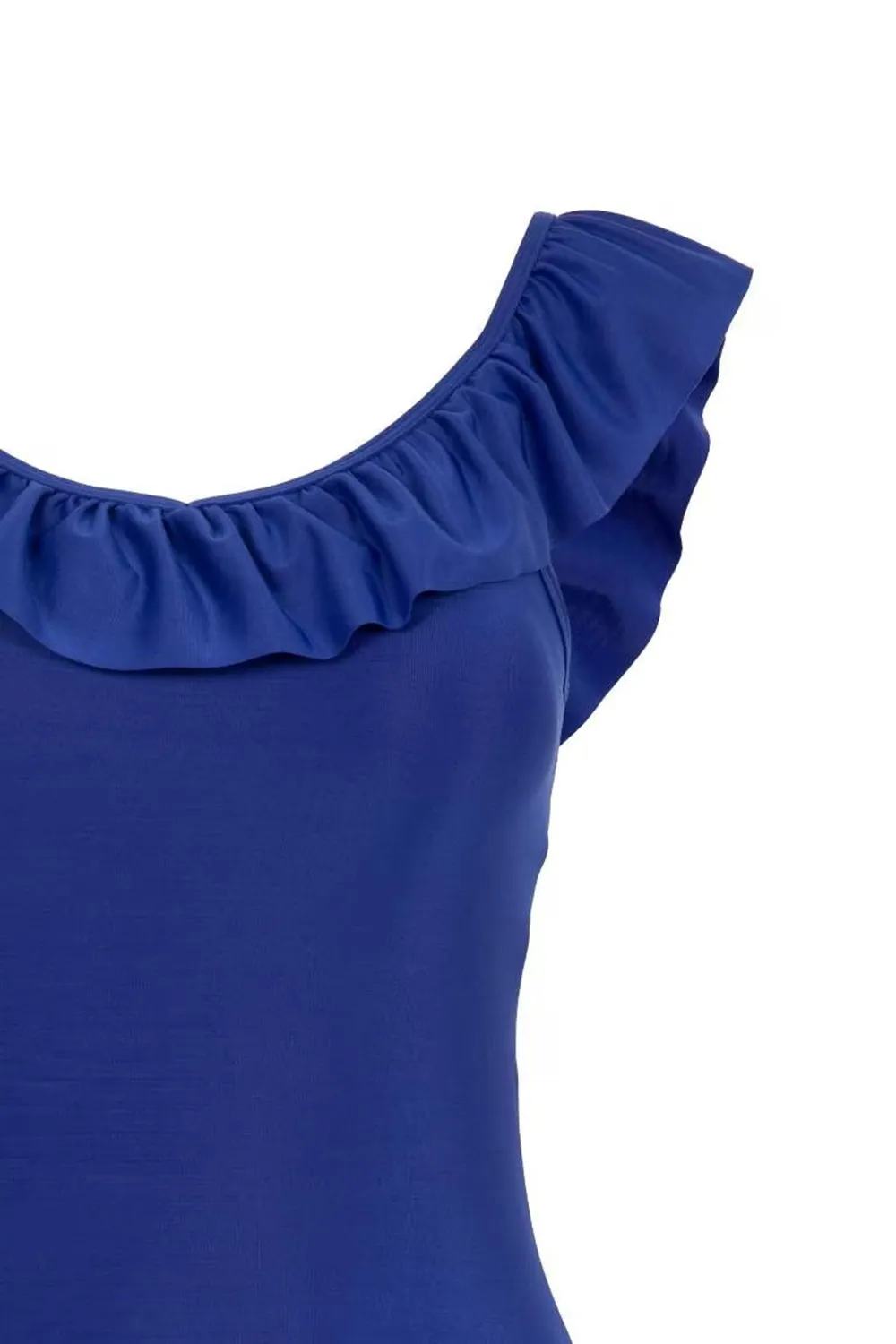 Elegant Solid One-Piece Swimsuit