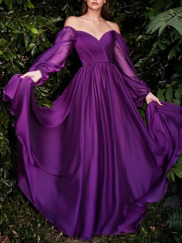 Smocked Airy Chiffon Jungle Collection Women's Dress
