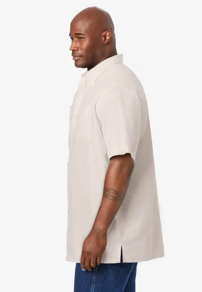 Short-Sleeve Linen Shirt