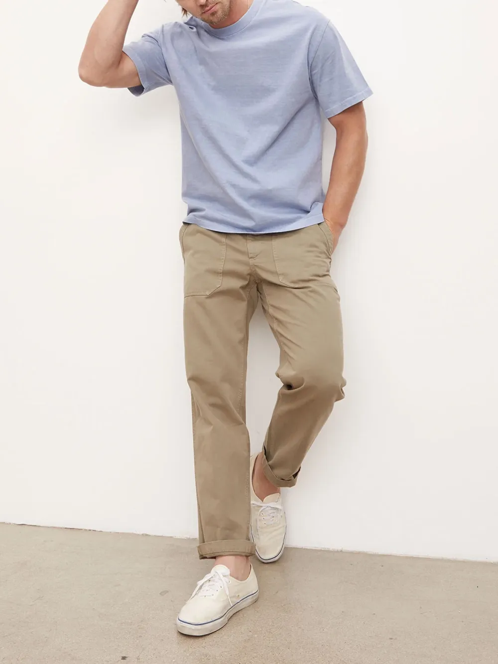 Men's Drop Shoulders Cotton T-Shirt