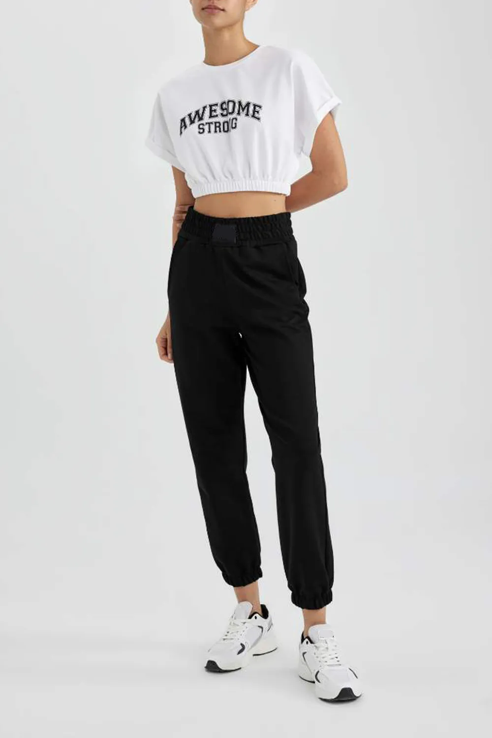 Black Standard Fit Jogger Sweatpants