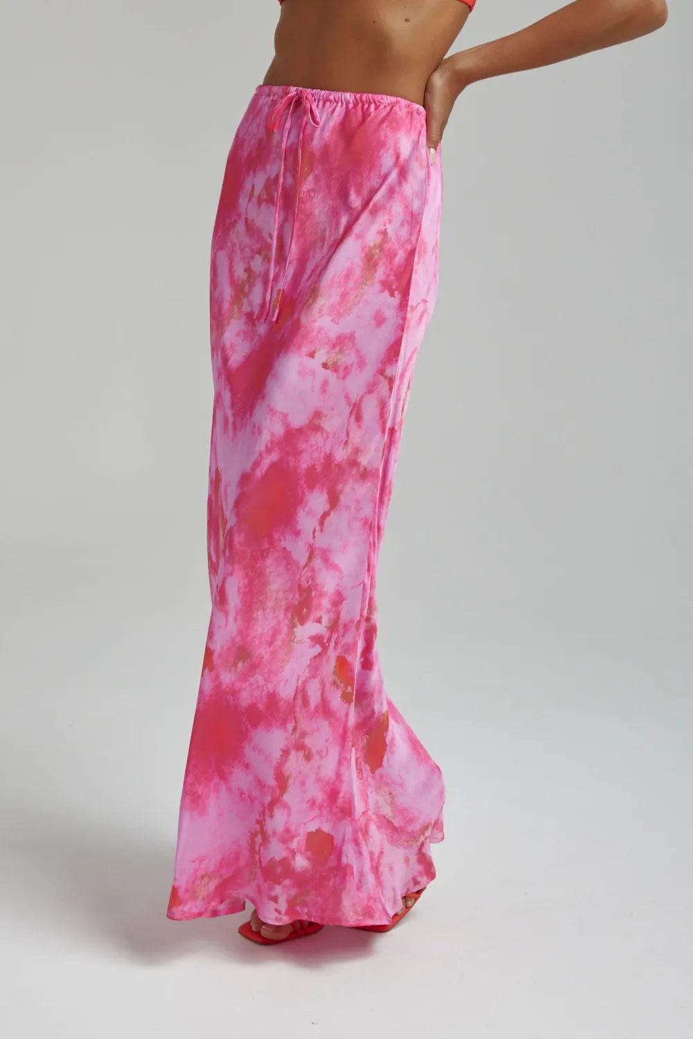 Pink Tie-Dyeing Soft Breathable Skirt