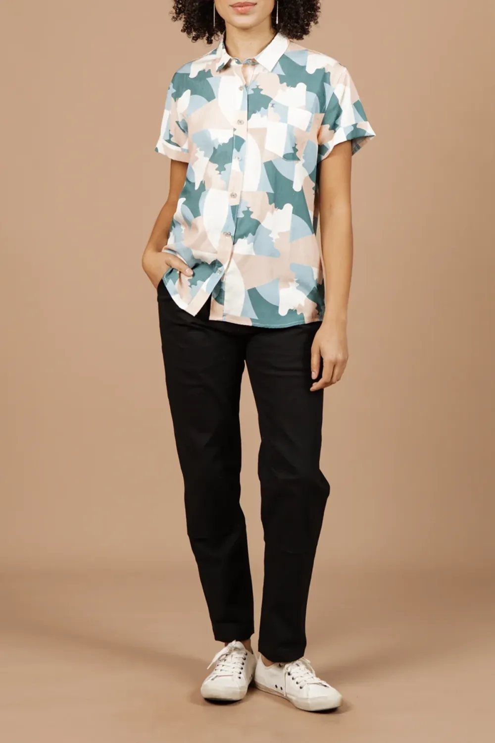 Daily Regular Color Block Shirt