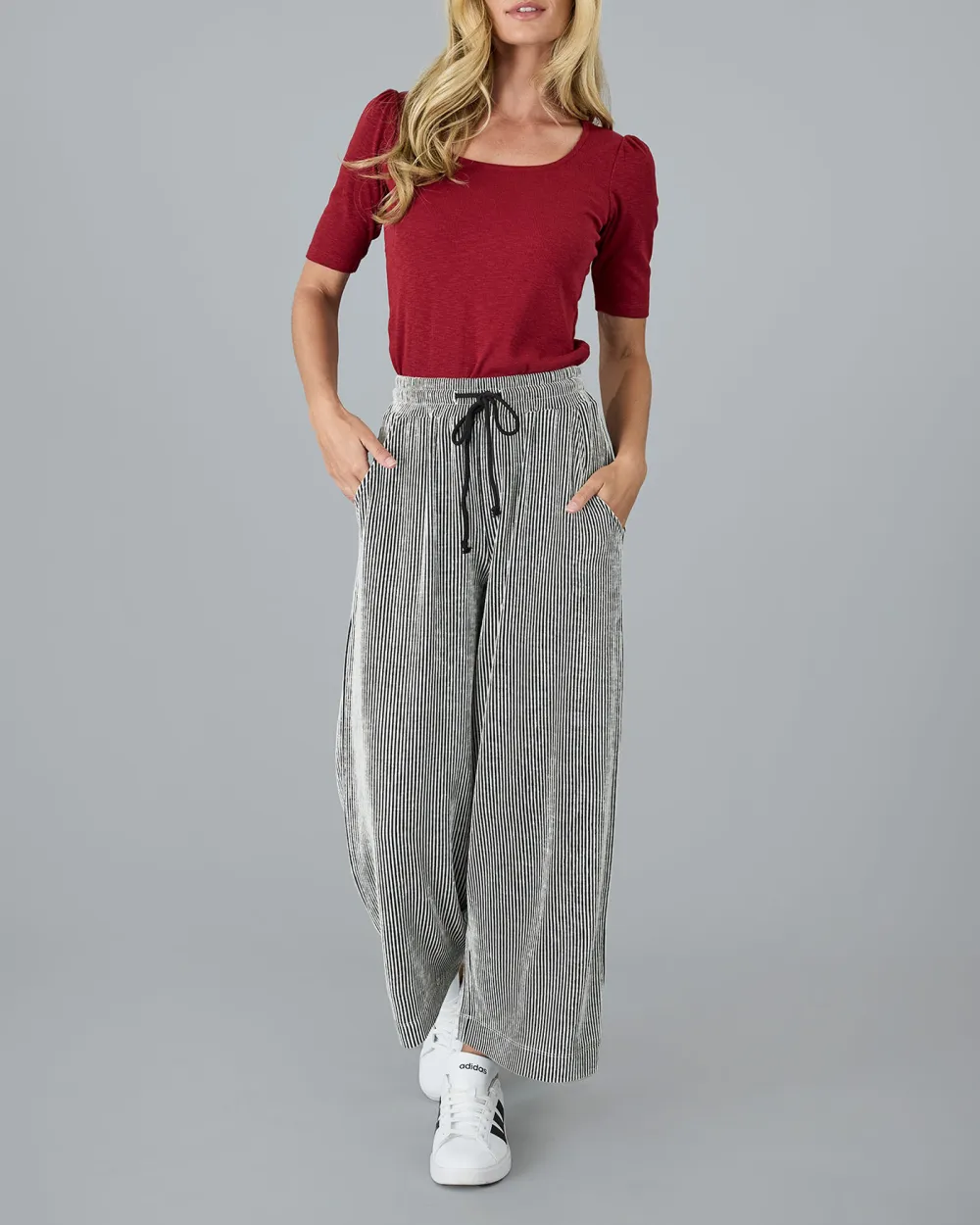 Striped Wide Leg Pant