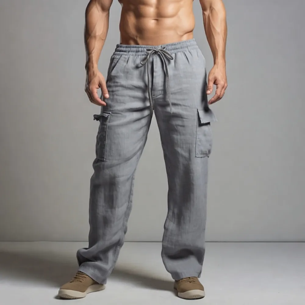 Men's Multi-Pocket Casual Cargo Trousers