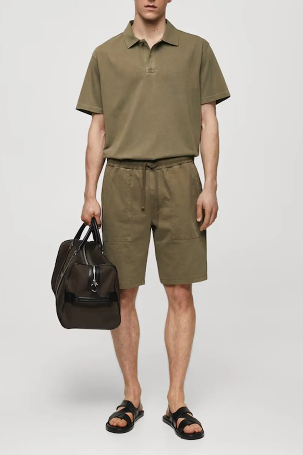 100% Cotton Relaxed-Fit Polo Shirt