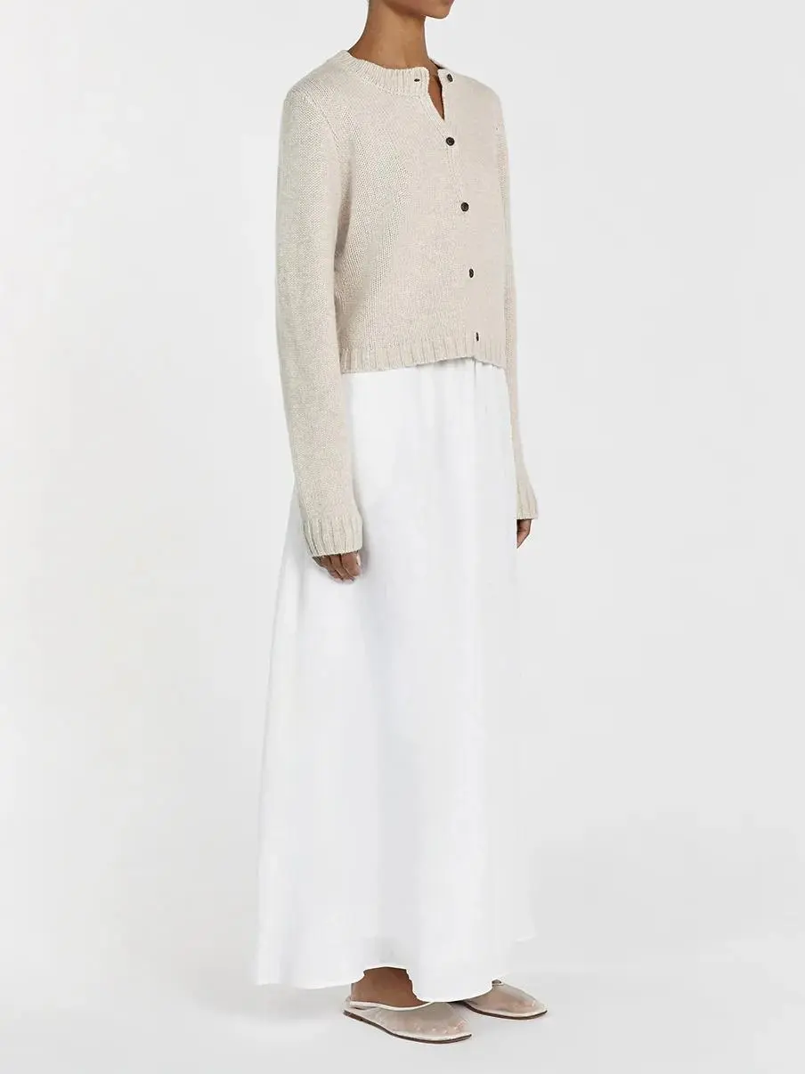 CHALK KNIT CARDIGAN