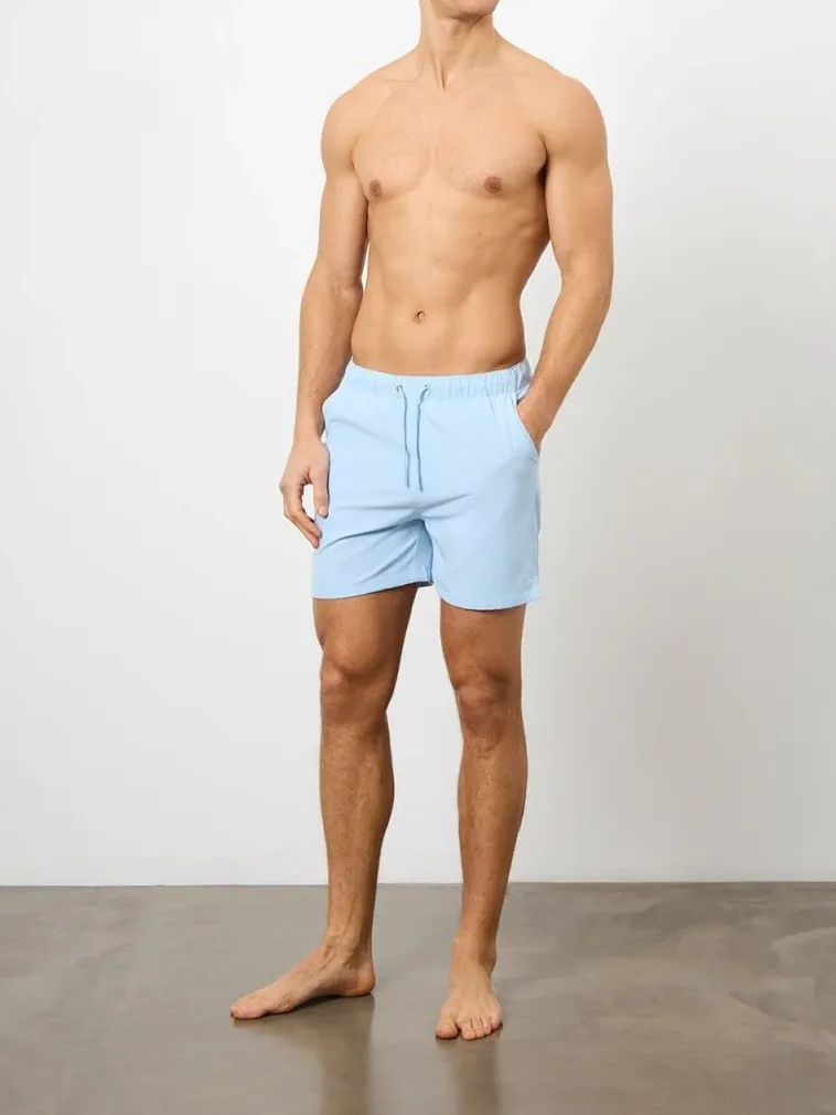 In Soft Blue  Leisure Daily Swim Short