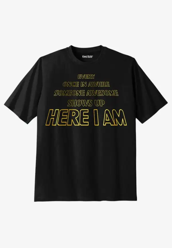 KingSize Slogan Graphic T-Shirt