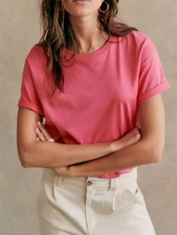 Slightly Oversized T-Shirt Pink
