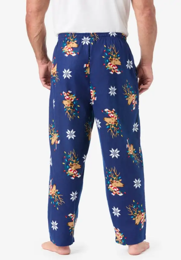 Novelty Print Flannel Pajama pants