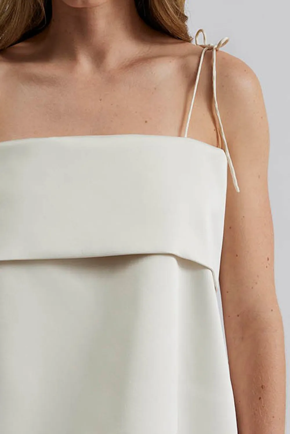 METTE TOP-Open back strappy top