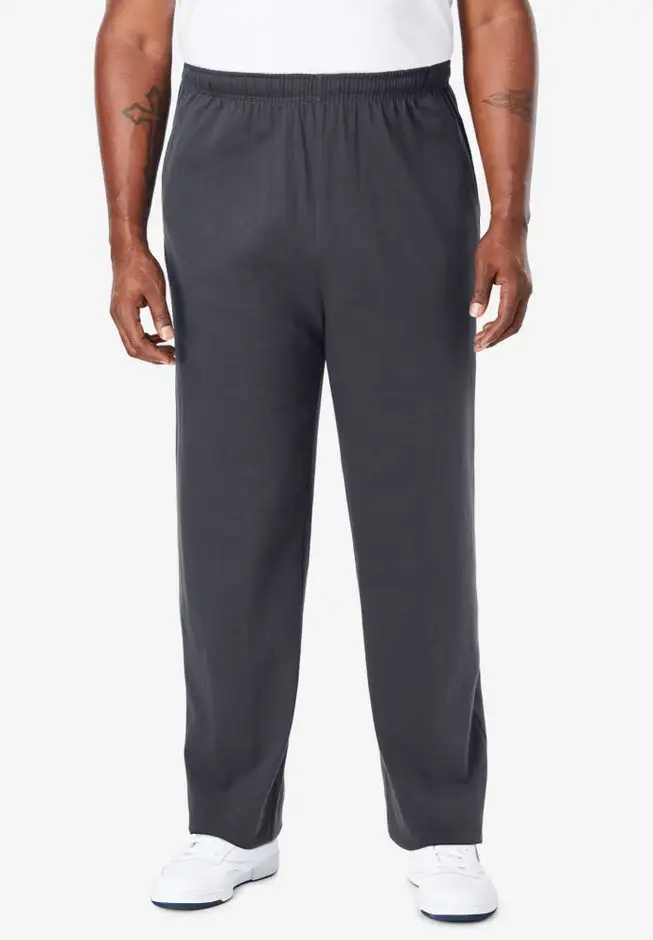 Lightweight Jersey Open Bottom Sweatpants