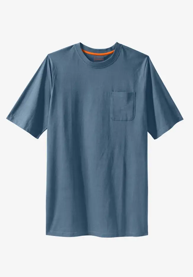 Heavyweight Longer-Length Pocket Crewneck T-Shirt