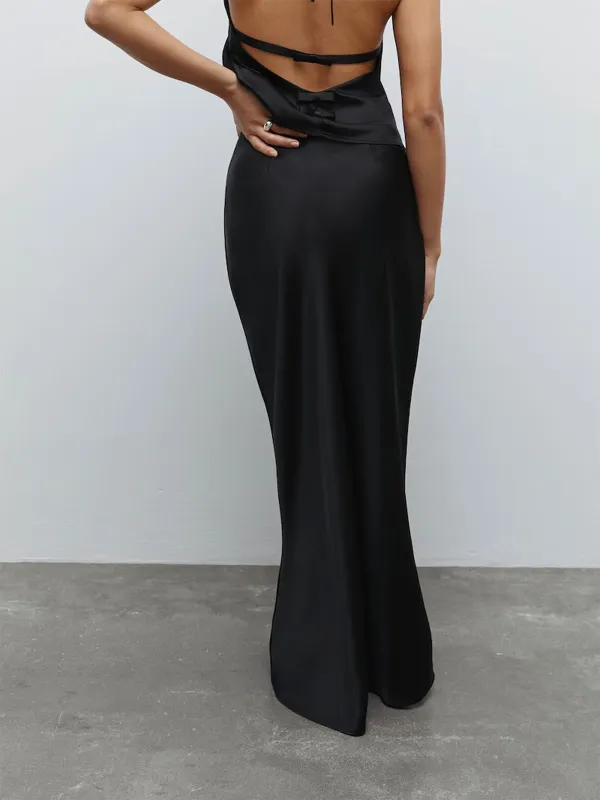 Plain Colored  A-line Skirt