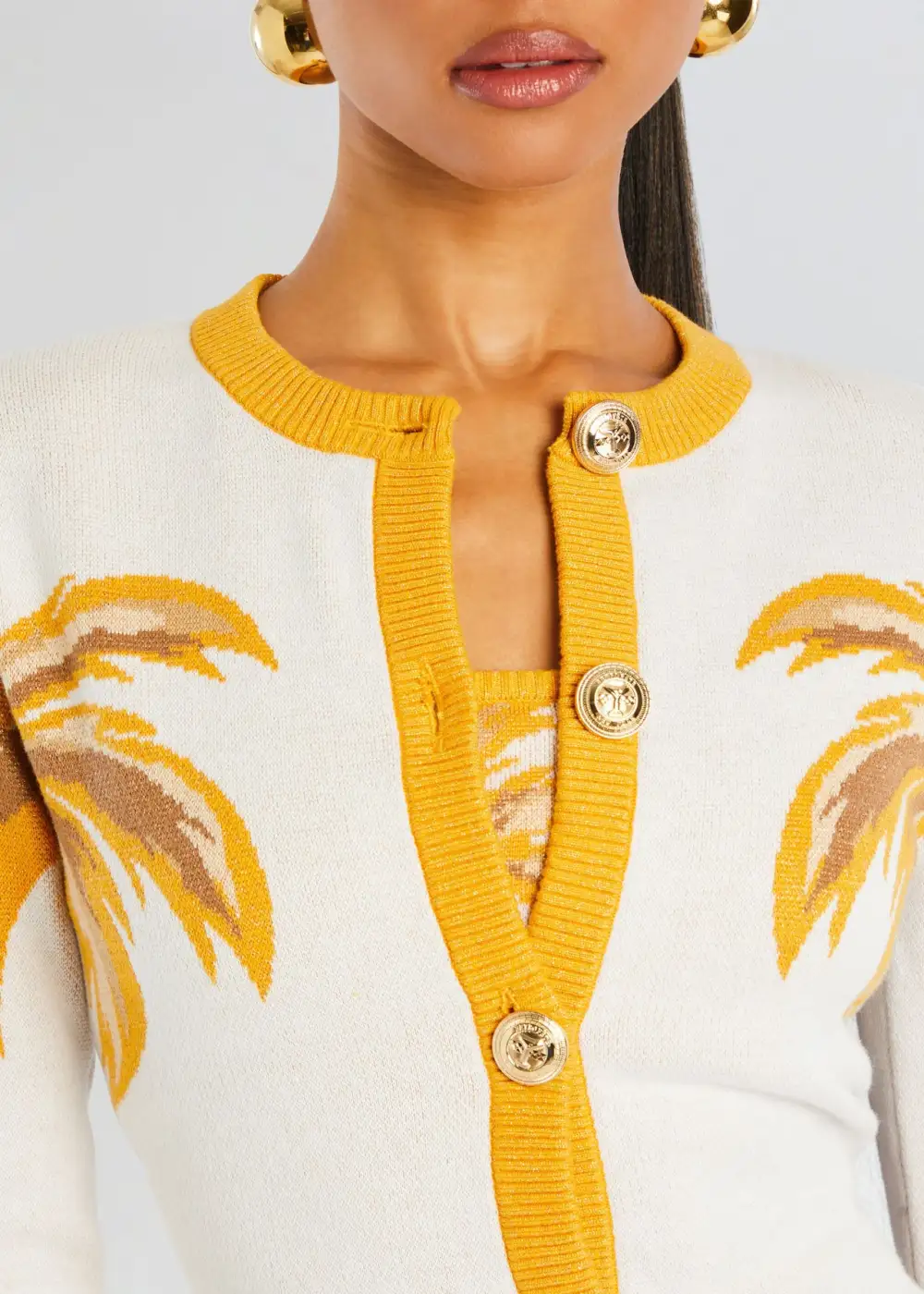 Knit Long Sleeve Cardigan
