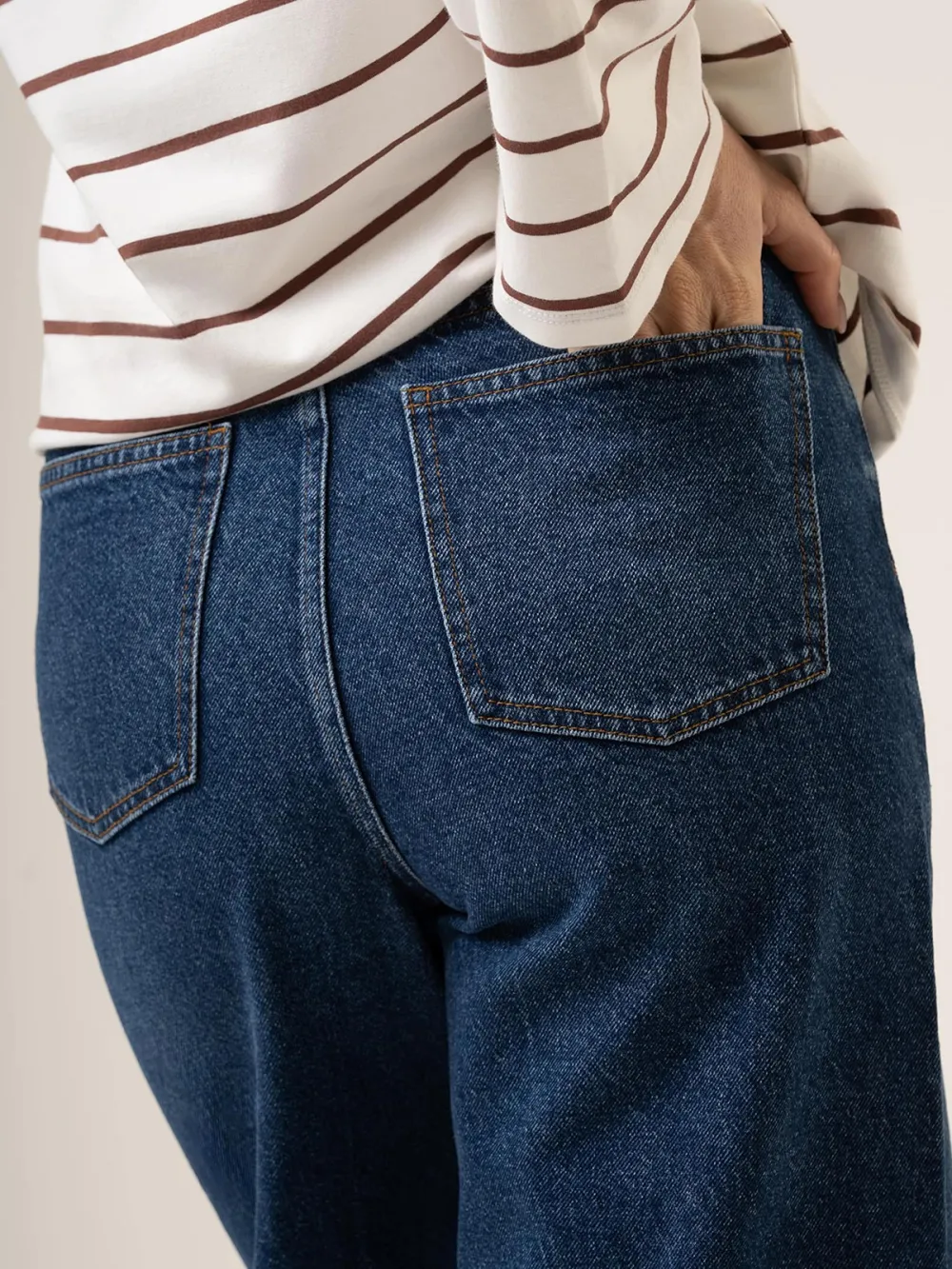 Plain Colored Casual Style Jeans