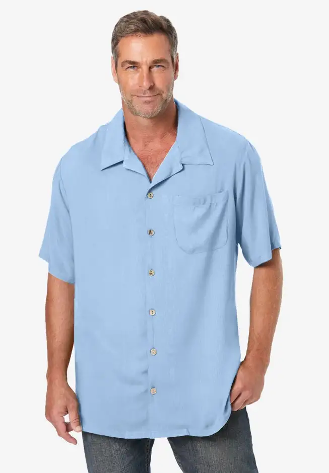 KS Island Solid Camp Shirt