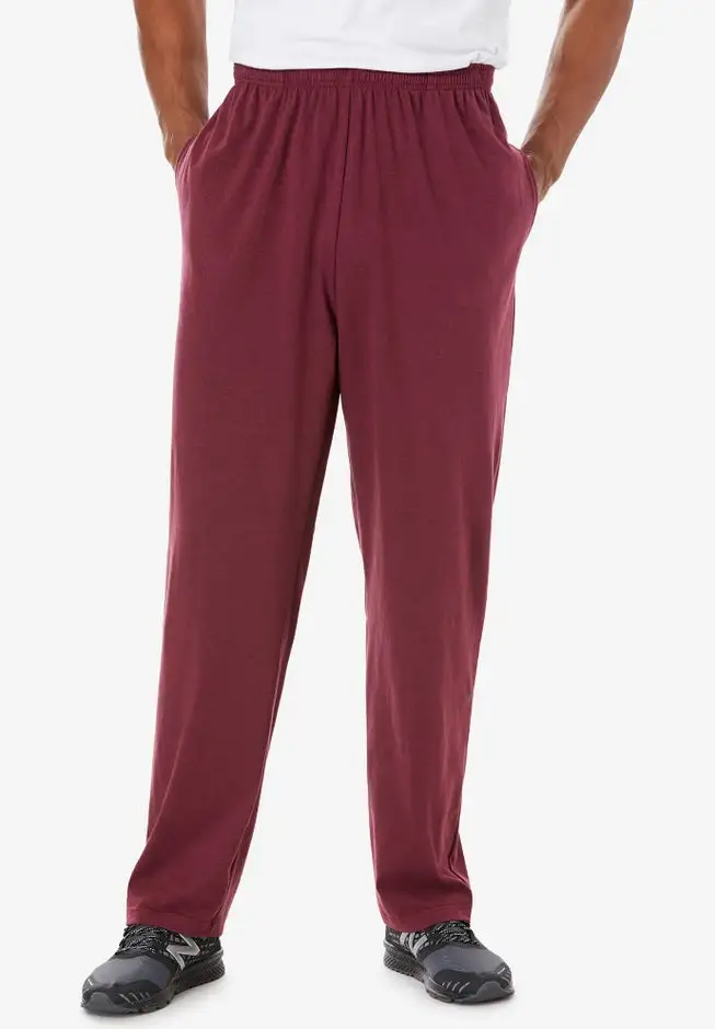 Lightweight Jersey Open Bottom Sweatpants