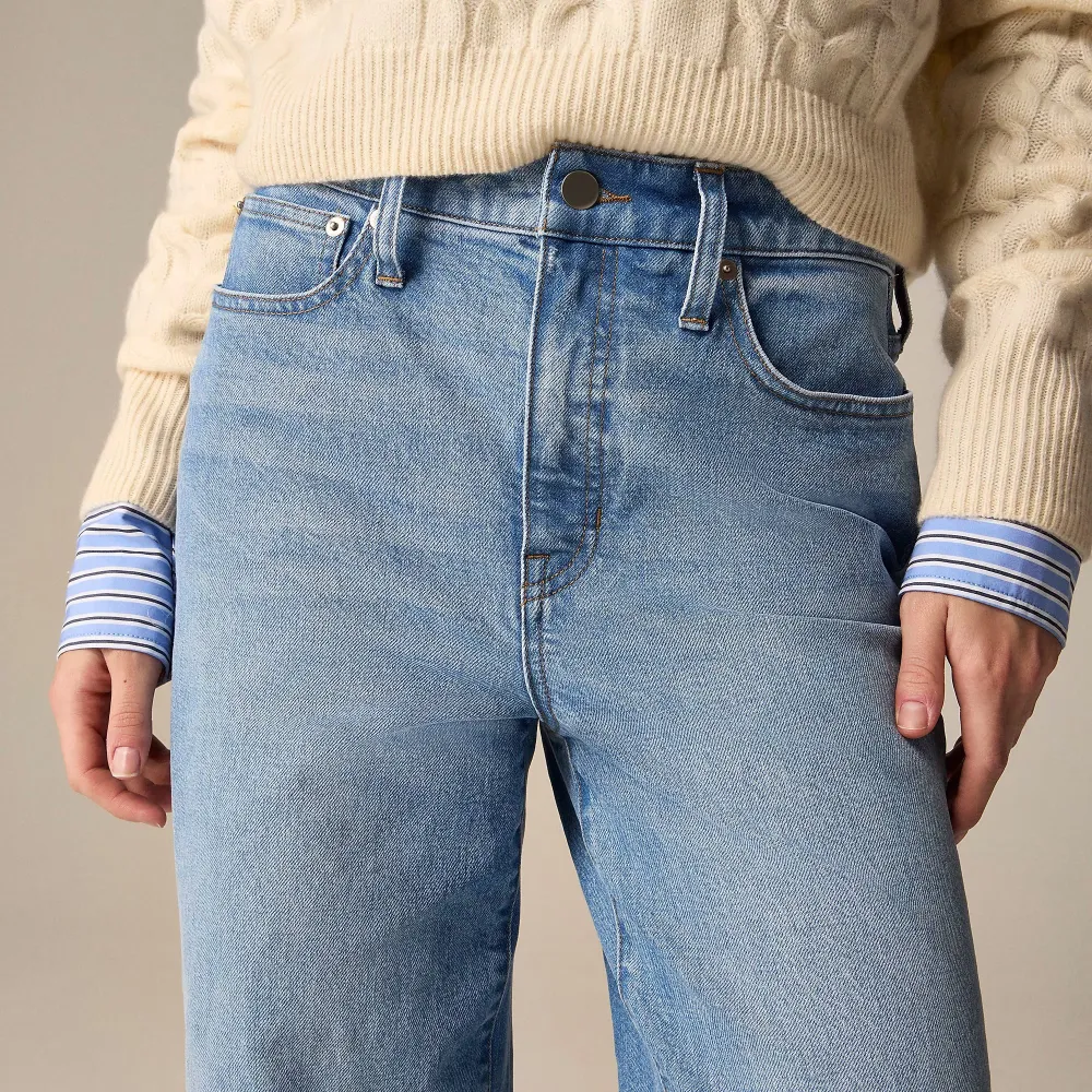 High-Rise Slim-Wide Jeans