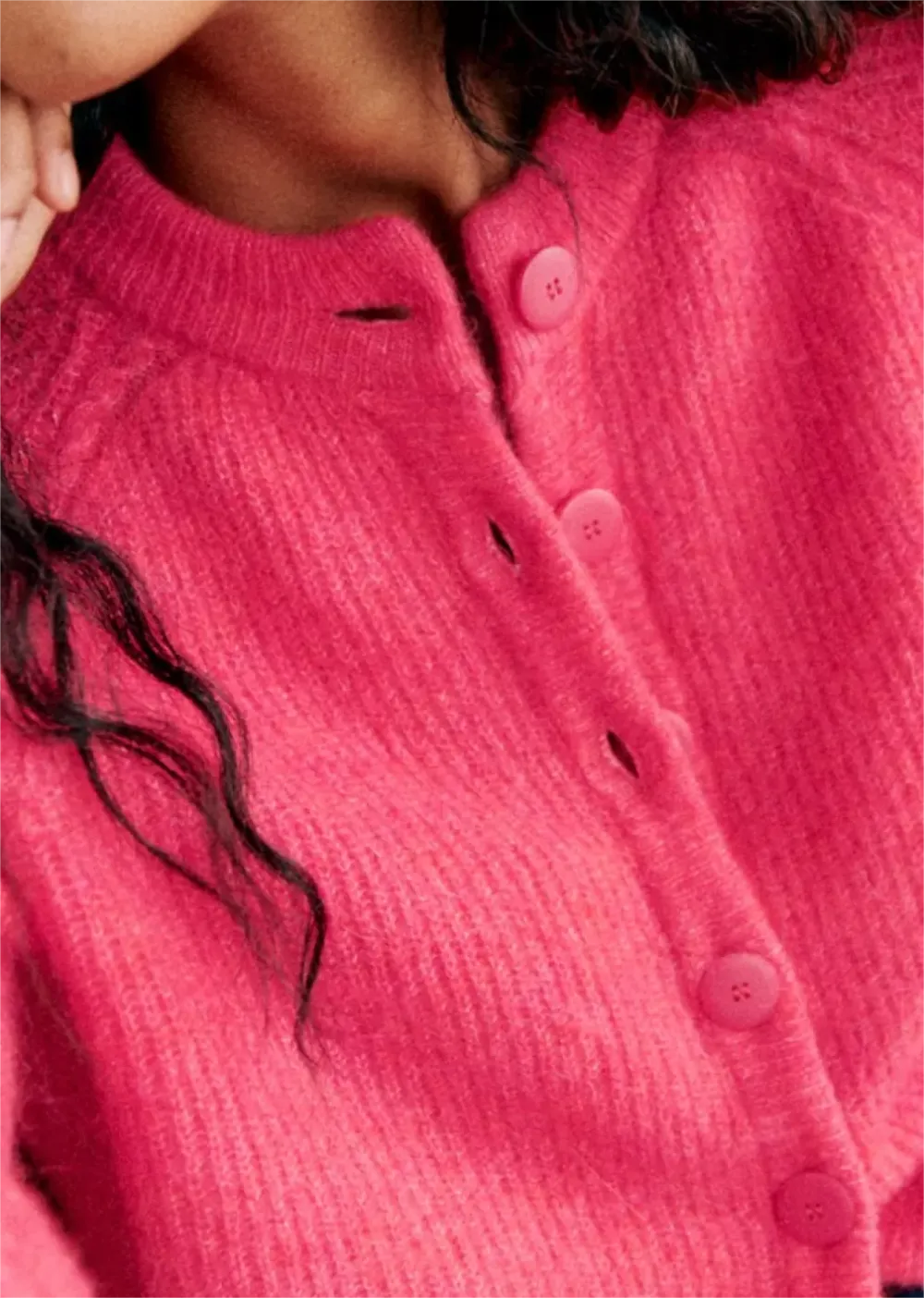 Casual Style Cardigan Knitwear