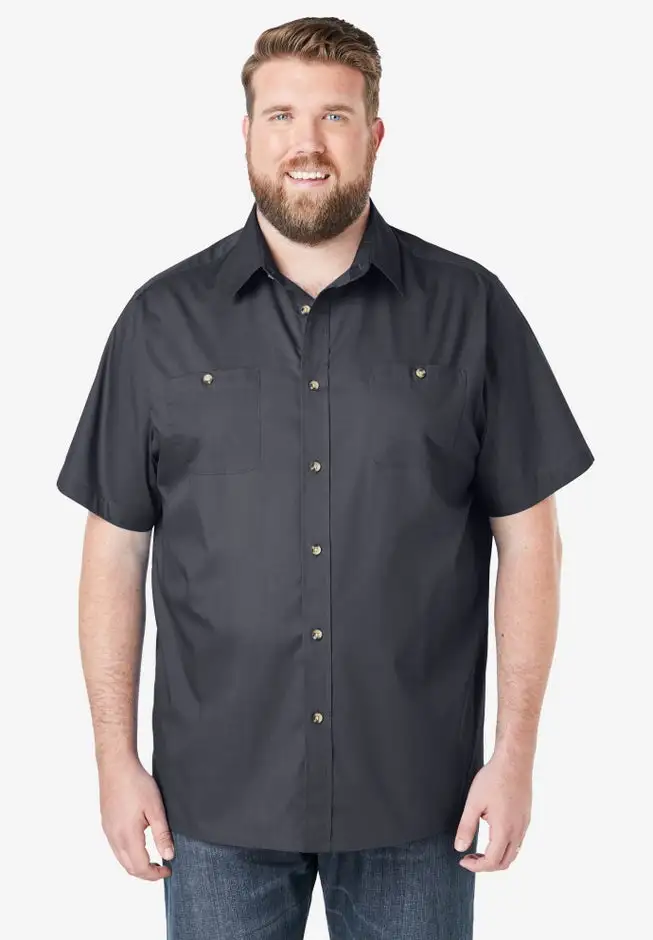 Short-Sleeve Pocket Sport Shirt