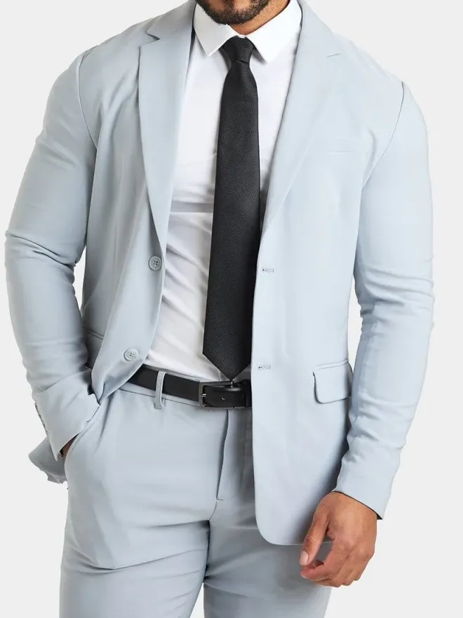 Light Grey  Hight-End Comfortable Suit Jacket